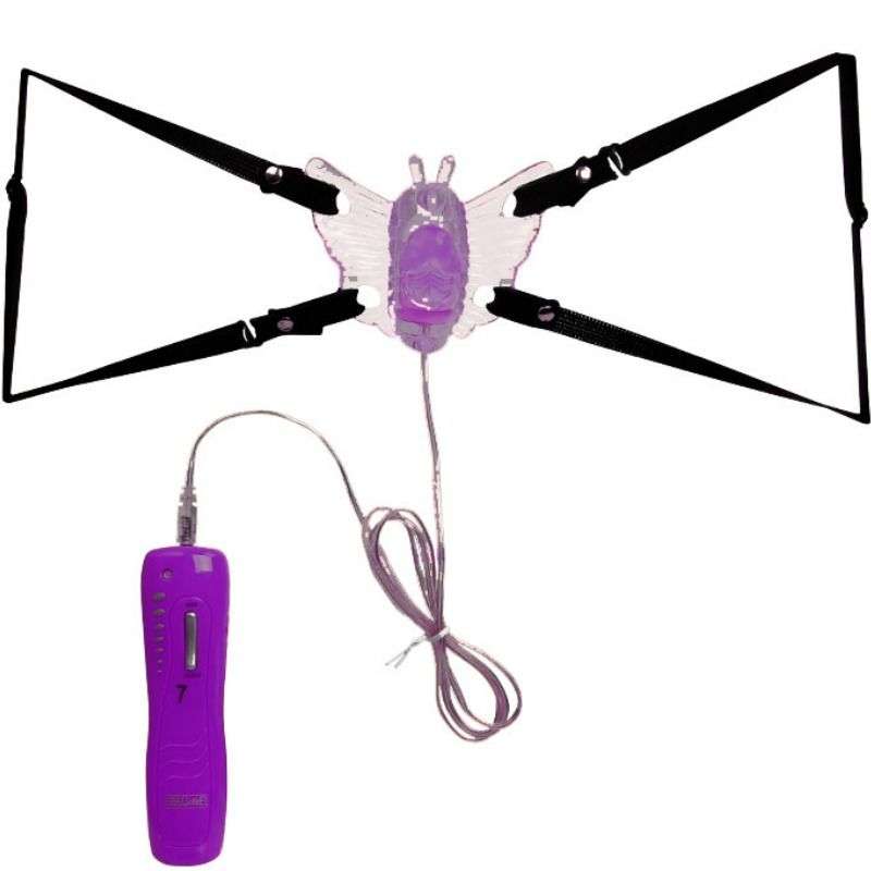 Mini Farfalla Vibrante Strap On Lilla