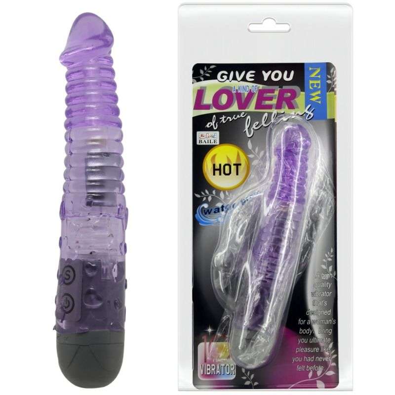 Vibratore Vaginale Give You Lover Baile Vibrators colore Viola 2 Vibratore Vaginale Give You Lover Baile Vibrators colore Viola 2