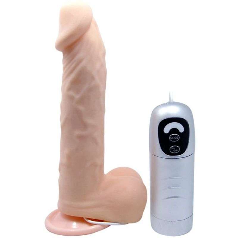 Vibratore Realistico con base a Ventosa 20 CM – Basecock