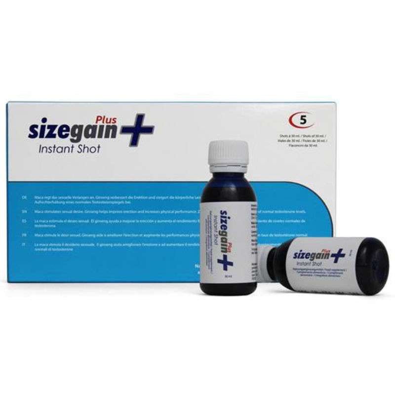 Integratore 500 Cosmetics Sizegain Instant Shot Suplement 5 Flaconcini