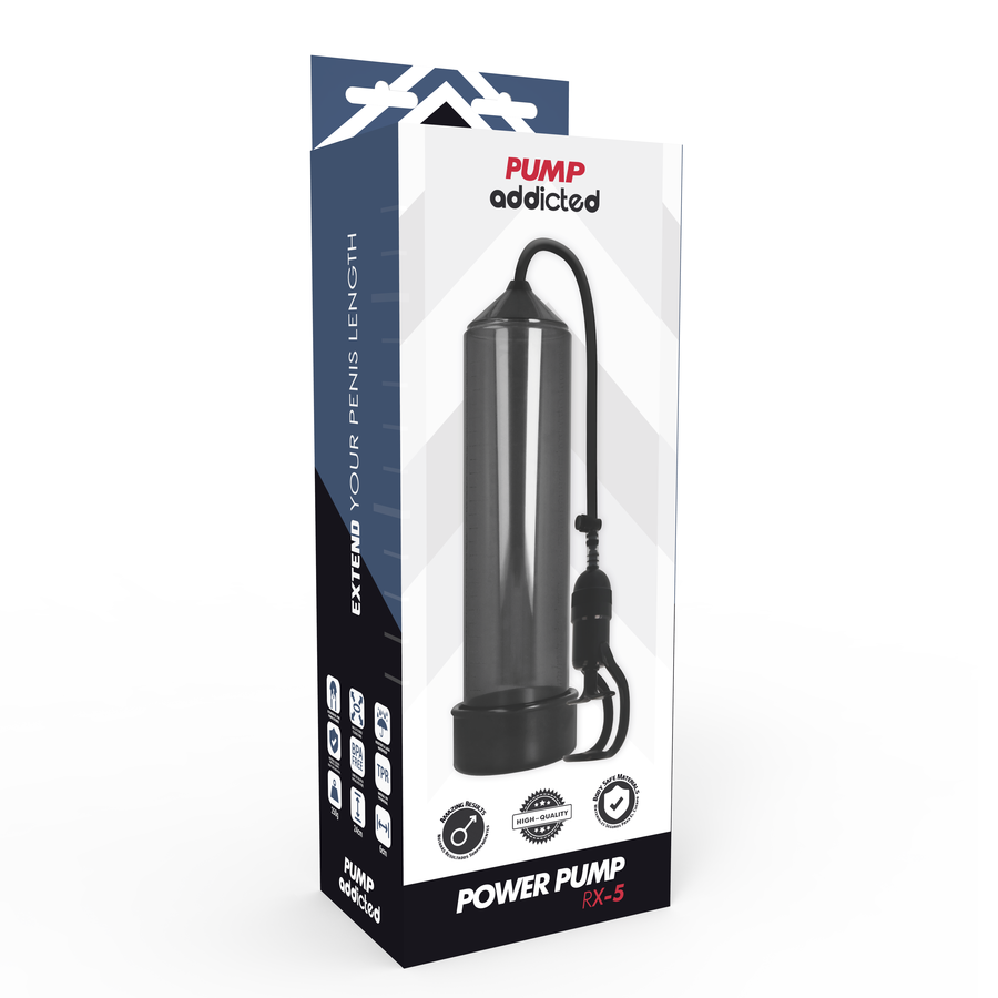 Pompa Erezione Pene ad Aria – Pump Addicted RX5 Nera 5 Pompa Erezione Pene ad Aria – Pump Addicted RX5 Nera 5
