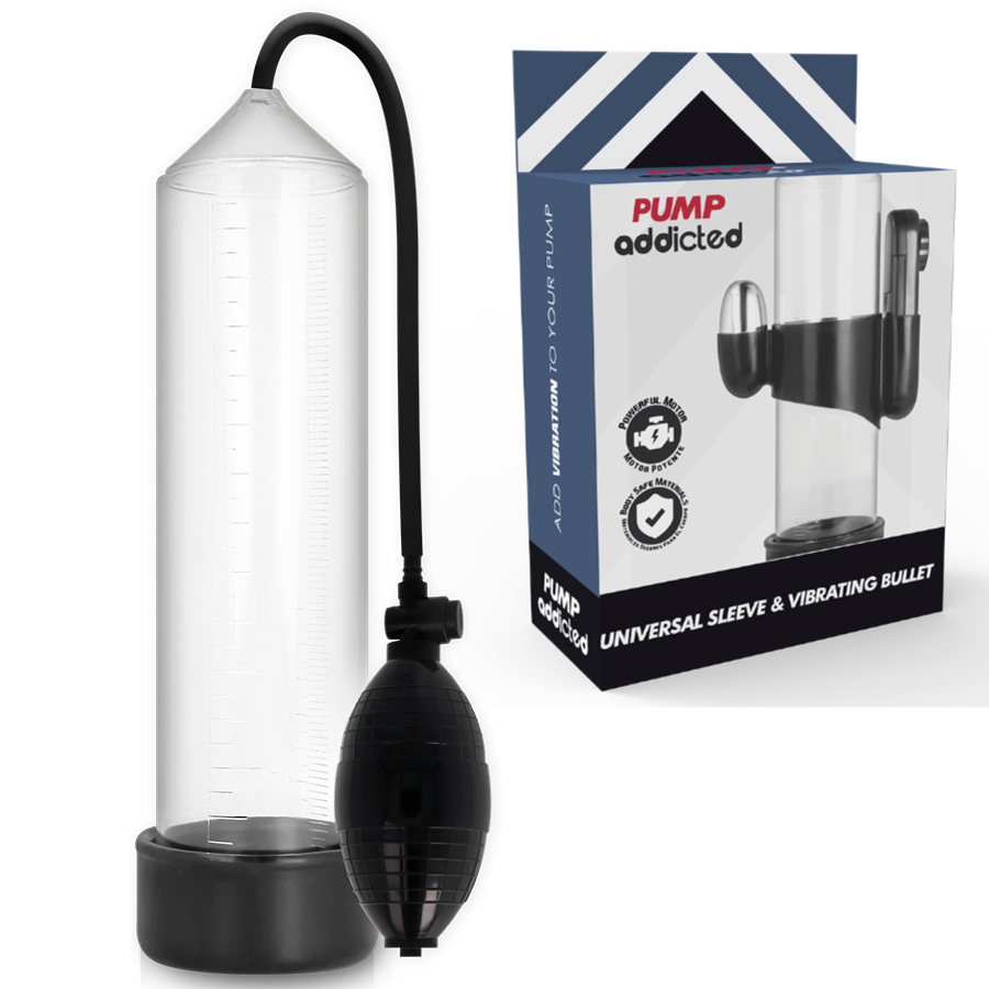 Pompa Pene Vibrante Pump Addicted Rx3 – Trasparente 8