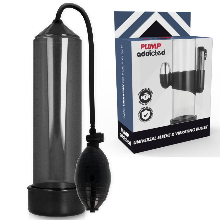 Pompa Pene Vibrante Pump Addicted Rx3 – Nero