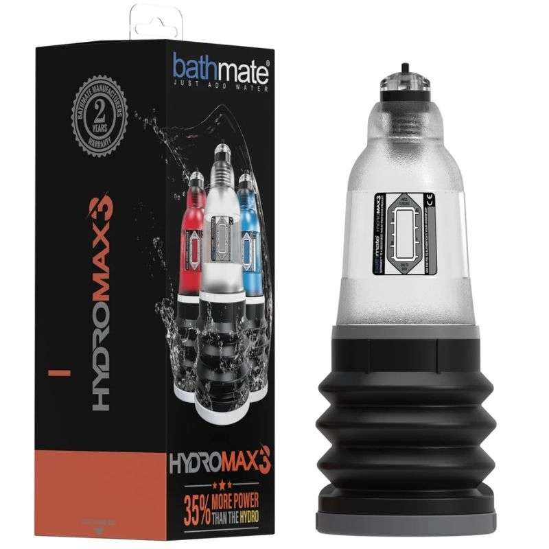 Pompa Pene Bathmate Hydromax 3 Aqua Trasparente