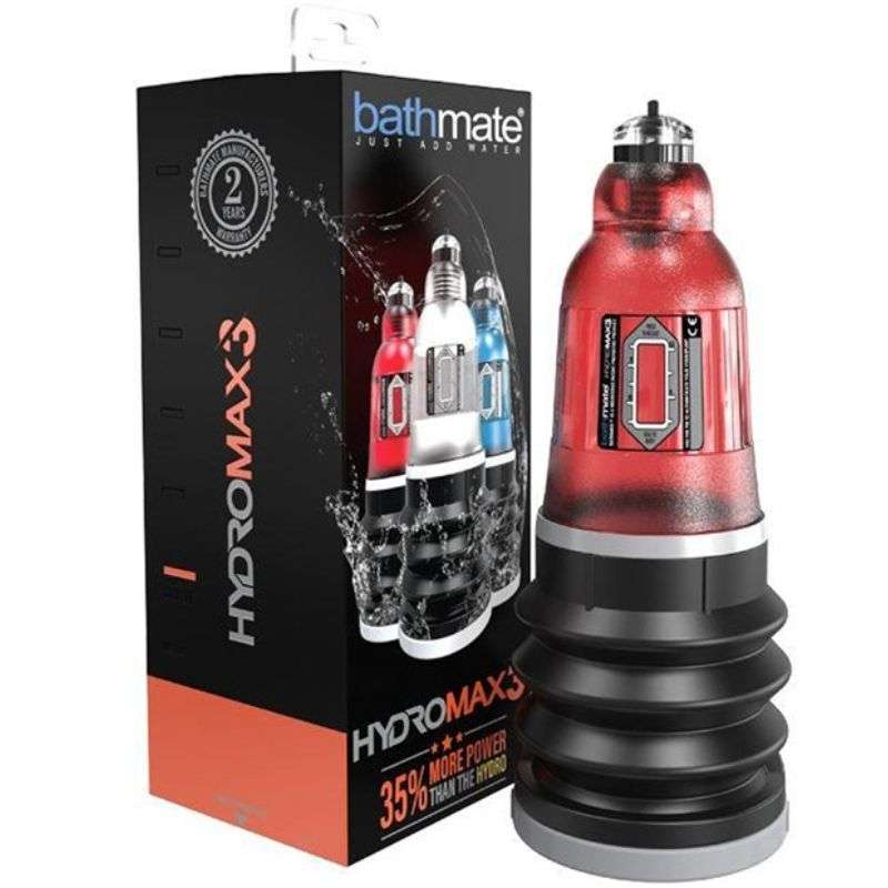 Pompa Pene Bathmate Hydromax 3 Rosso