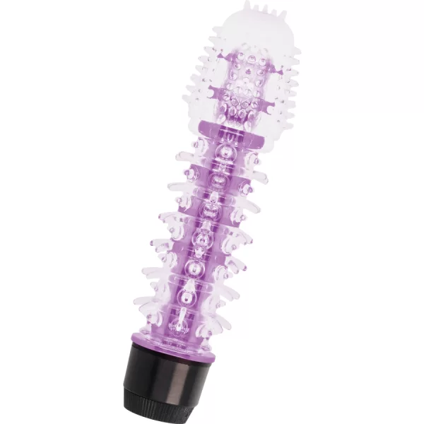 Vibratore Jelly Glossy Axel colore Viola 14 cm 3