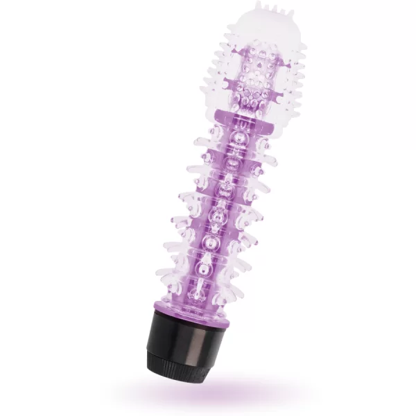 Vibratore Jelly Glossy Axel colore Viola 14 cm 4