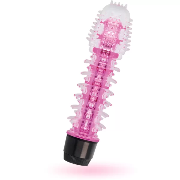 Vibratore Jelly Glossy Axel colore Rosa 14 cm 3