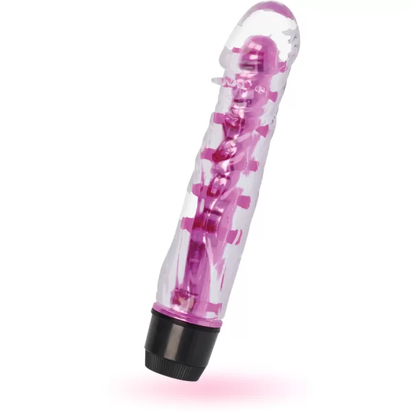 Vibratore in Jelly Glossy Lenny colore Rosa 14 cm 2