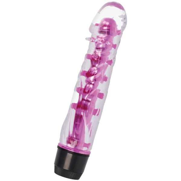 Vibratore in Jelly Glossy Lenny colore Rosa 14 cm 3