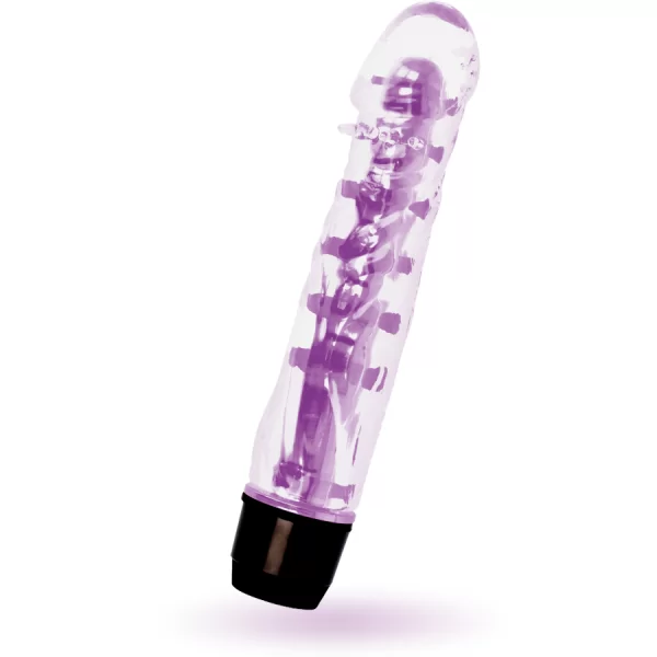 Vibratore in Jelly Glossy Lenny colore Viola 14 cm 2