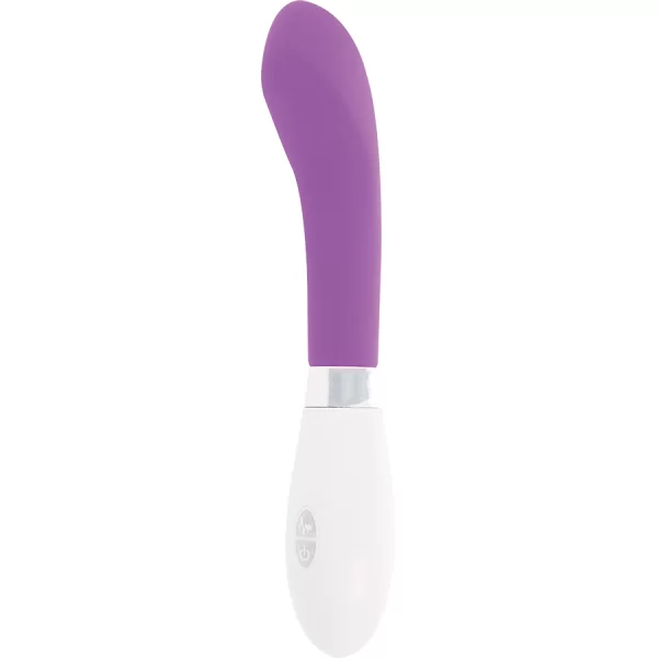 Vibratore Punto G Glossy John Viola e Bianco 6