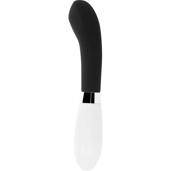 Vibratore Punto G Glossy John Nero e Bianco 2