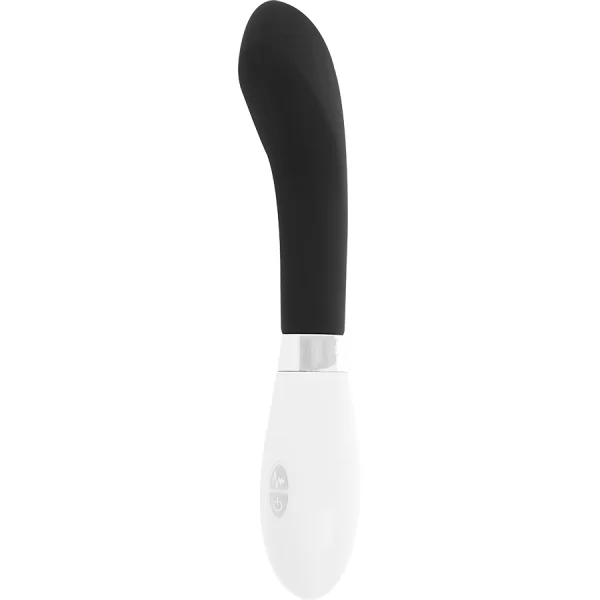 Vibratore Punto G Glossy John Nero e Bianco 4