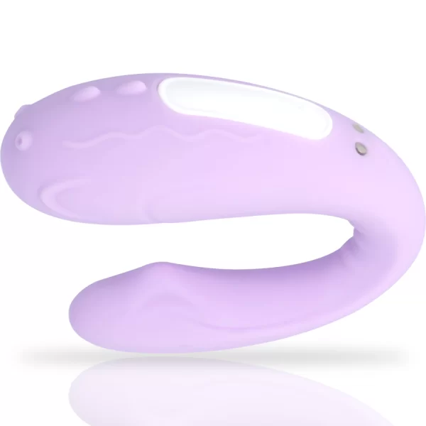 Vibratore per Coppia Mia con Telecomando Lilla e Bianco