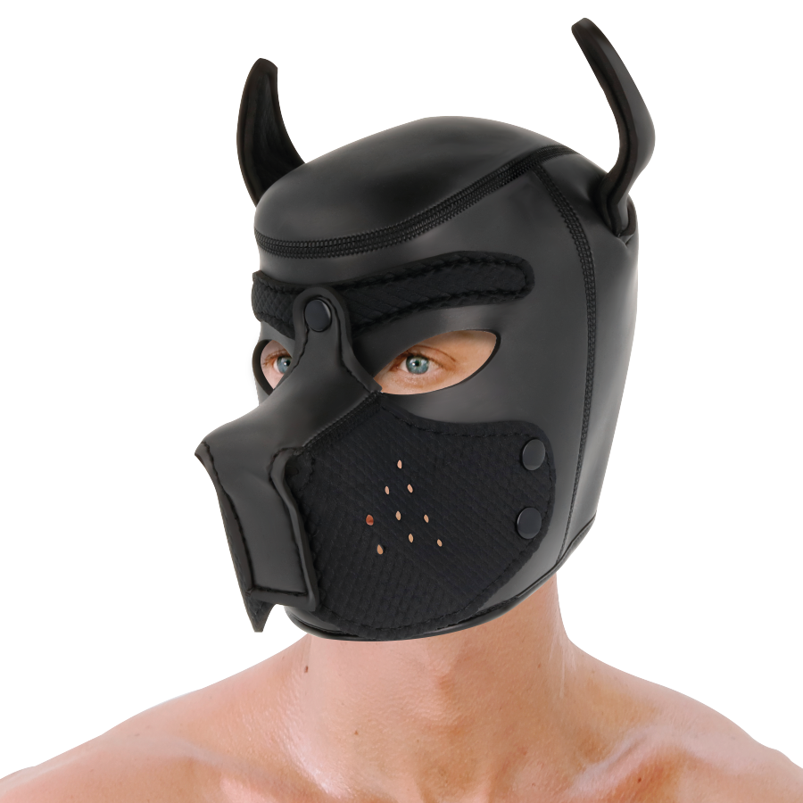 Maschera DArkness Neoprene Dog Hood con Bocca Estraibile Taglia M