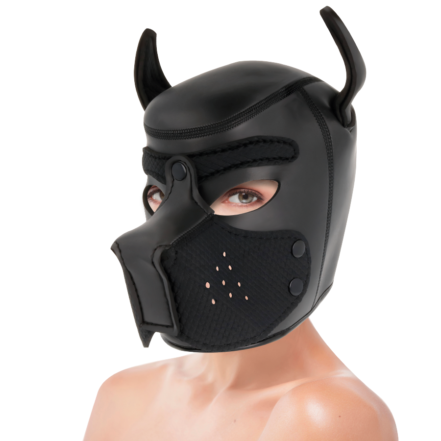Maschera DArkness Neoprene Dog Hood con Bocca Estraibile Taglia M 2 Maschera DArkness Neoprene Dog Hood con Bocca Estraibile Taglia M 2