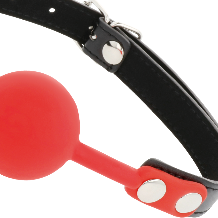 Ball Gag Darkness in Silicone Colore Rosso