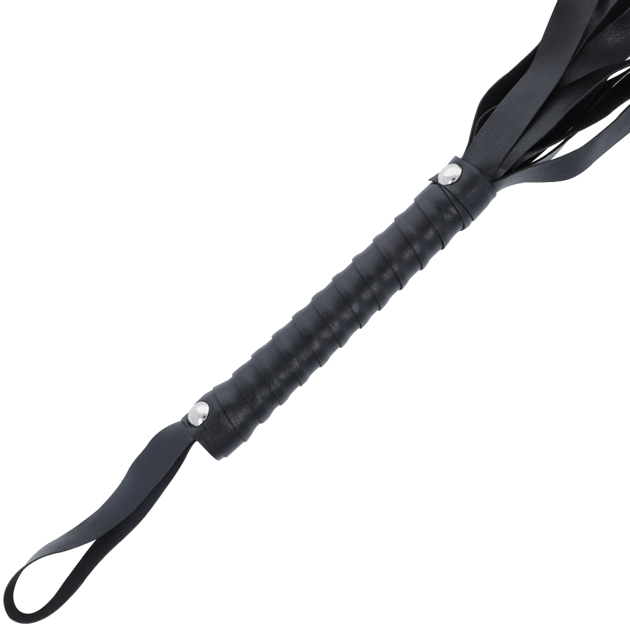 Flogger Sadomaso Darkness Nero 51 cm 2 Flogger Sadomaso Darkness Nero 51 cm 2