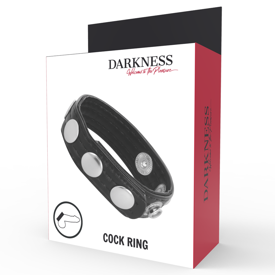 Anello per Pene in pelle Darkness 21