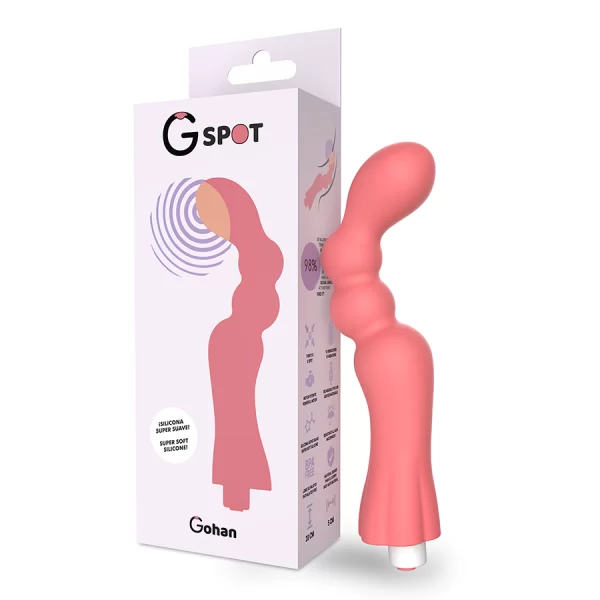 Vibratore Punto G Gohan G-Spot Rosso Chiaro 4