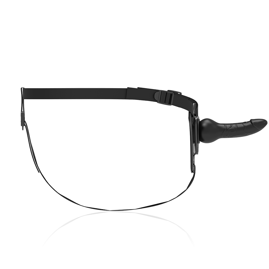 Strap on Dildo per Donna Fetish Submissive 16 cm nero 2 Strap on Dildo per Donna Fetish Submissive 16 cm nero 2