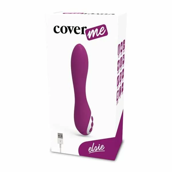 Vibratore Elsie Coverme 10 Velocita’ Impermeabile Viola 3