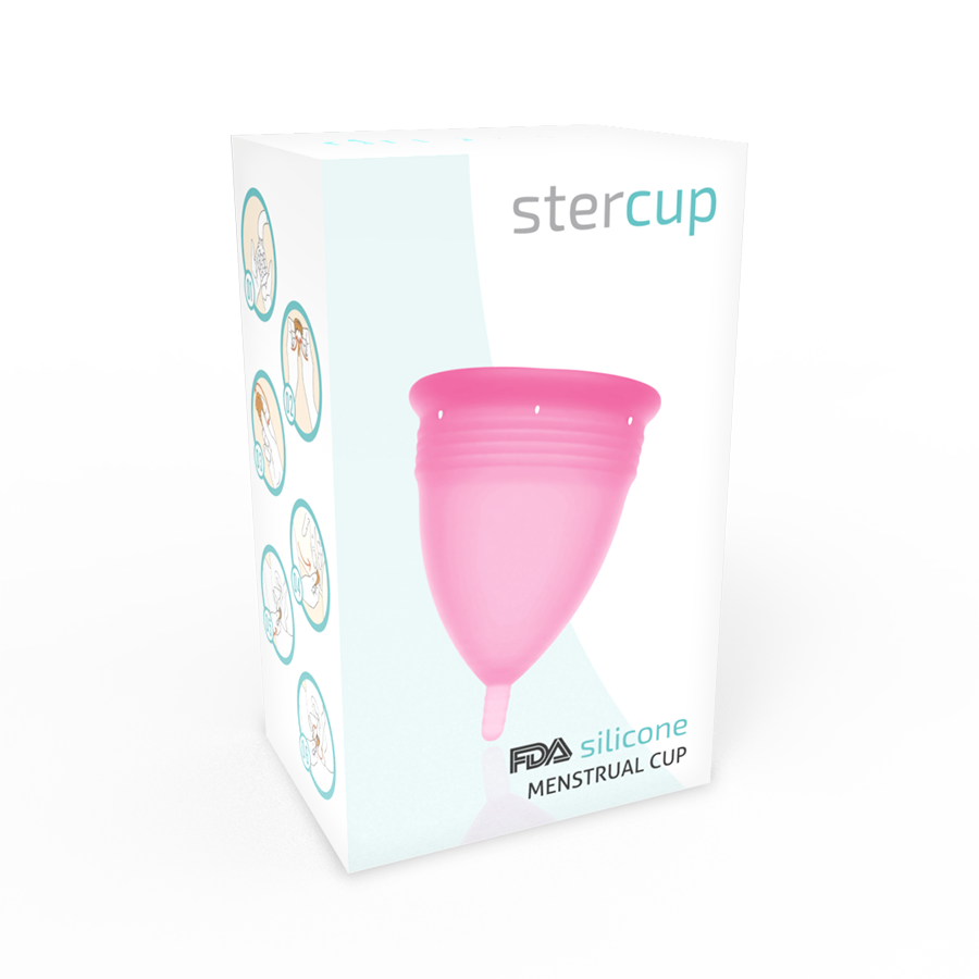 Coppa Mestruale Stercup Misura L Rosa 3 Coppa Mestruale Stercup Misura L Rosa 3