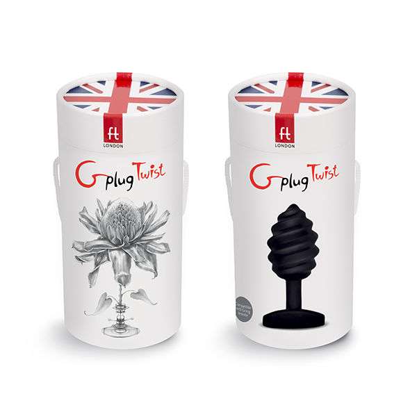 Plug Anale Gplug Twist con Vibrazione nero 4 Plug Anale Gplug Twist con Vibrazione nero 4