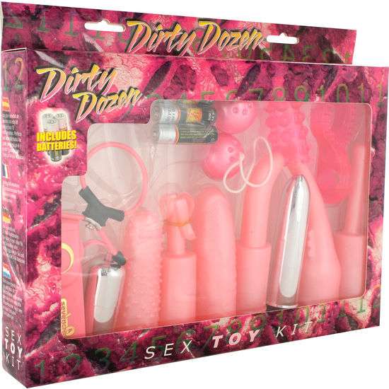Kit Erotico Sevencreations 12 pezzi rosa