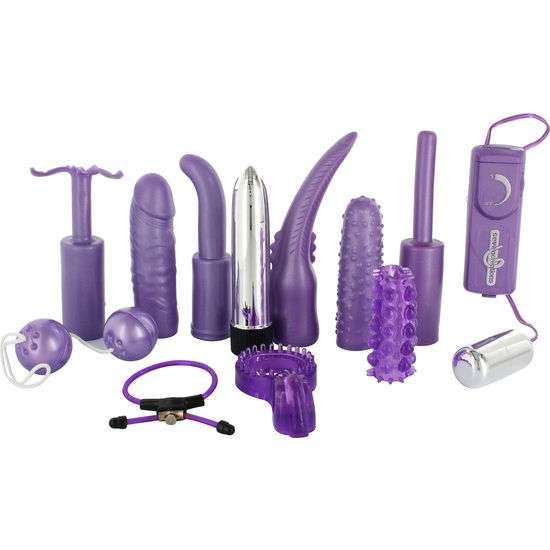 Kit Erotico con 12 Sex Toys Sevencreations viola