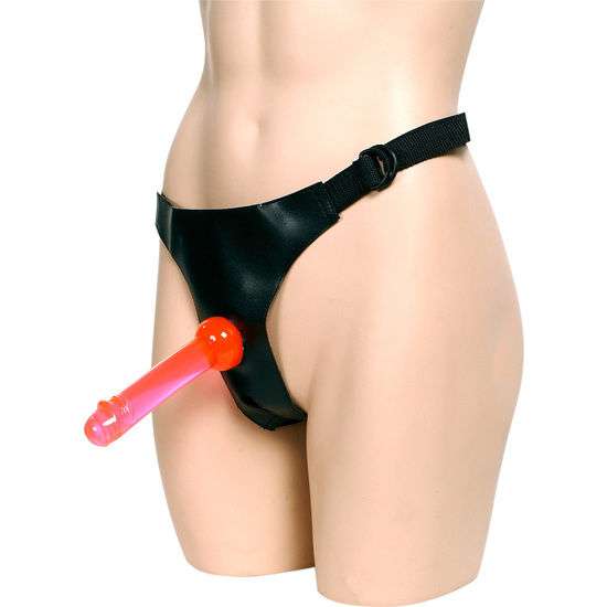 Strapon per Donna con Apertura con 2 Dildo Sevencreations