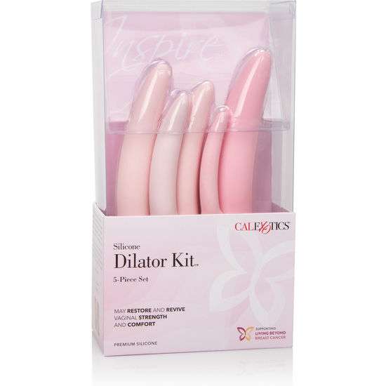 Set da 5 Dilatatori Vaginali Inspire in silicone rosa 3 Set da 5 Dilatatori Vaginali Inspire in silicone rosa 3