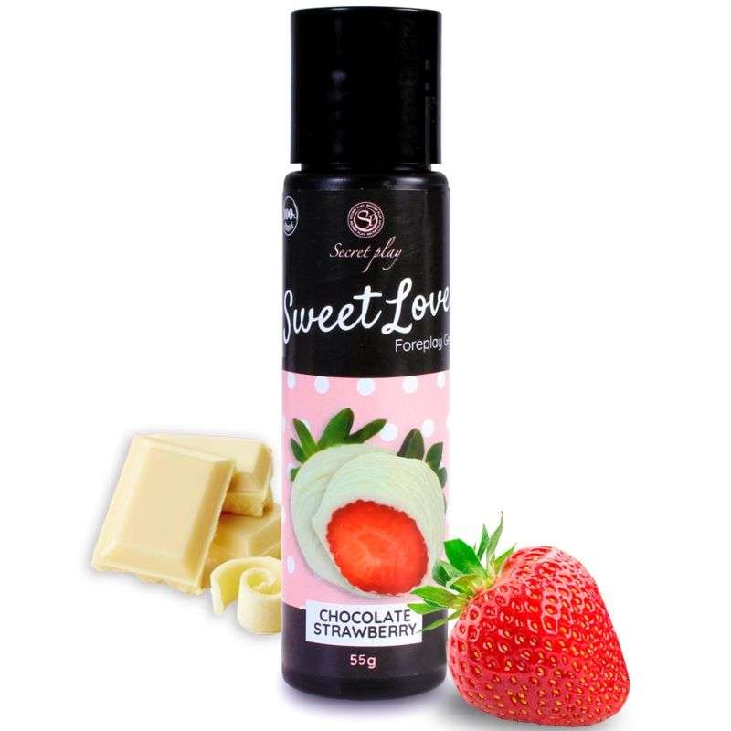 Lubrificante Secret Play Drunk in Love Fragole Cioccolato Bianco 60 ml