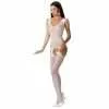 Bodystocking Passion Woman BS062 Velato Bianco Taglia Unica