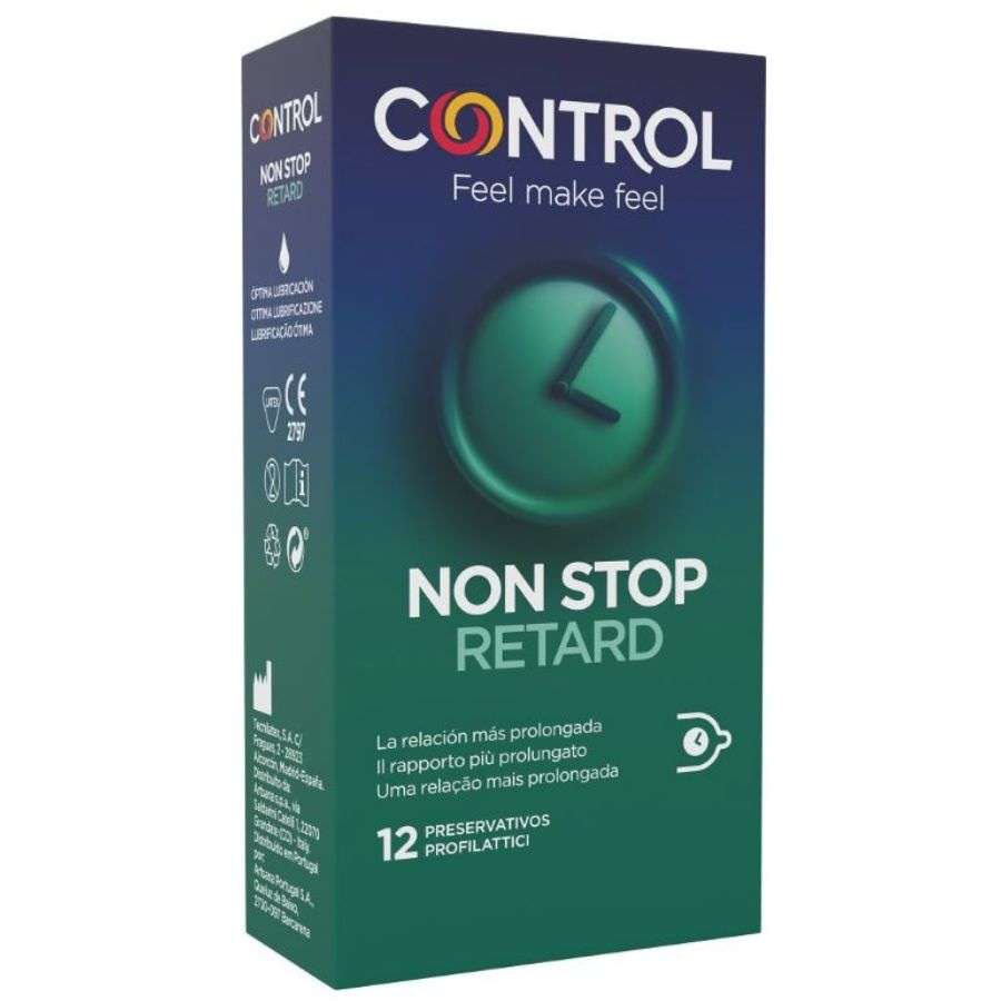 Profilattici Ritardanti Control Non Stop Dots e Lines 12 pezzi