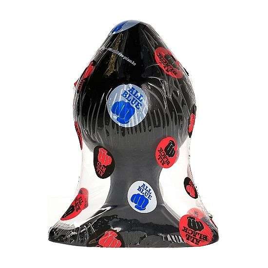 Cuneo Anale All Black colore nero 16,5 cm 6 Cuneo Anale All Black colore nero 16,5 cm 6