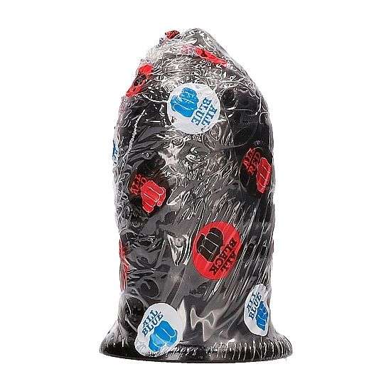 Plug Anale All Black con Rilievi colore nero 16 cm 3 Plug Anale All Black con Rilievi colore nero 16 cm 3