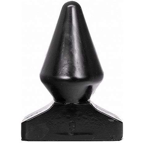 Butt Plug All Black a Forma Conica colore nero 20,5 cm