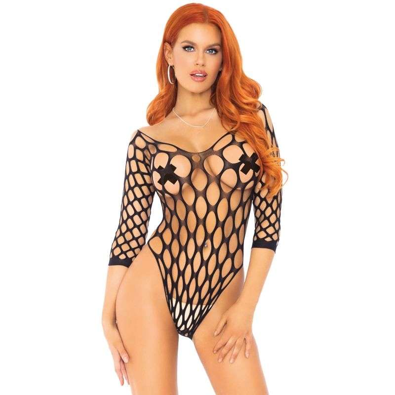 Body Sexy Passion Woman Velia Teddy Nero Velato