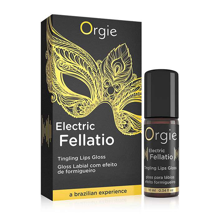 Lucida Labbra Stimolante Orgie Elettrico Fellatio Lip Gloss 10 ml