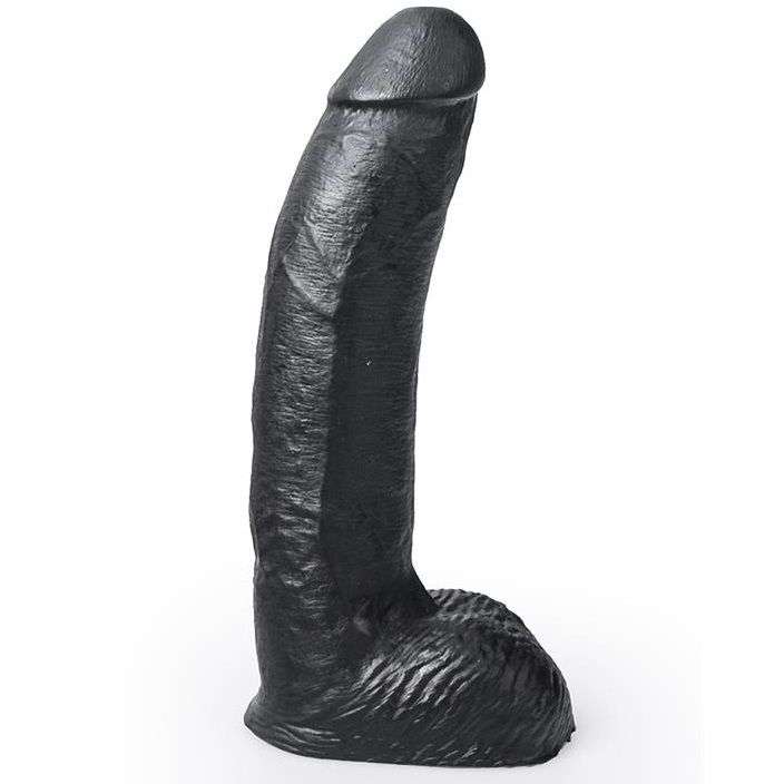 Dildo Anale Realistico Sottile Hung System George nero 22 cm