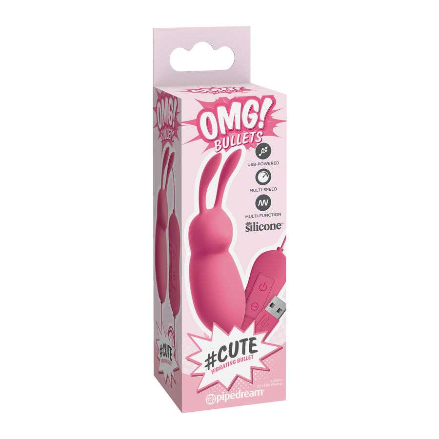 Vibratore Rabbit Potente Rosa – Omg Cute Usb