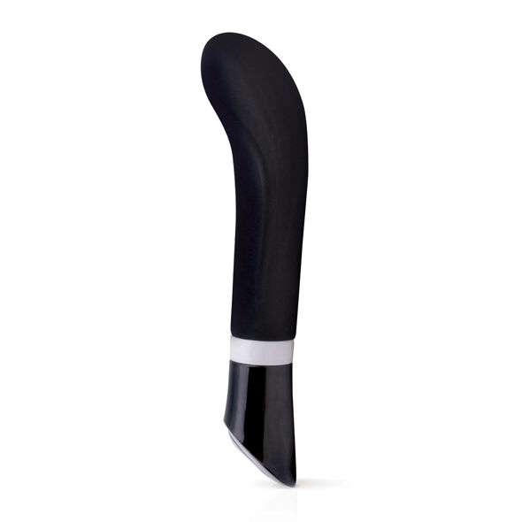 Vibratore Dolce Vita con Glande Marcato in Silicone nero