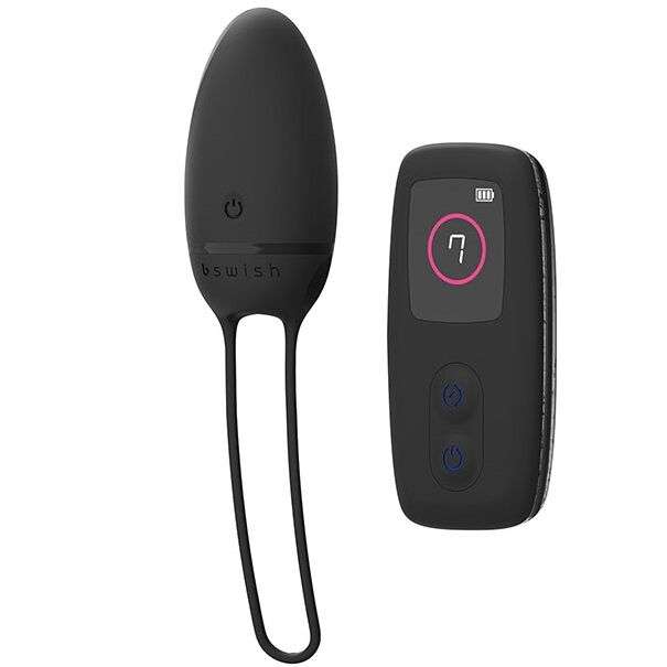 Ovulo Vibrante Bnaughty Premium Bswish con Telecomando Wireless nero