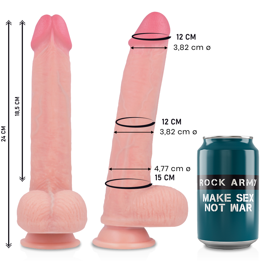 Dildo Realistico in Silicone Liquido – Kingcobra 24 cm