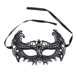 Maschera Sexy Nera Queen Lingerie – Taglia Unica