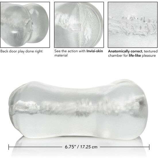Vagina Finta e Ano Finto Calex Stroke It Trasparente 2 Vagina Finta e Ano Finto Calex Stroke It Trasparente 2