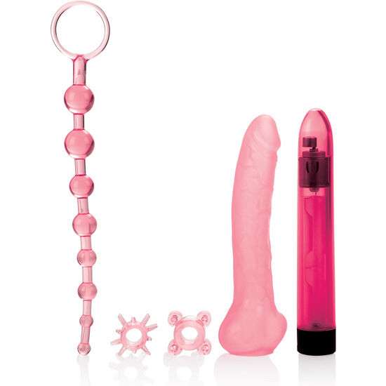 Kit del Piacere Lovers Calex 5 pezzi rosa 2 Kit del Piacere Lovers Calex 5 pezzi rosa 2