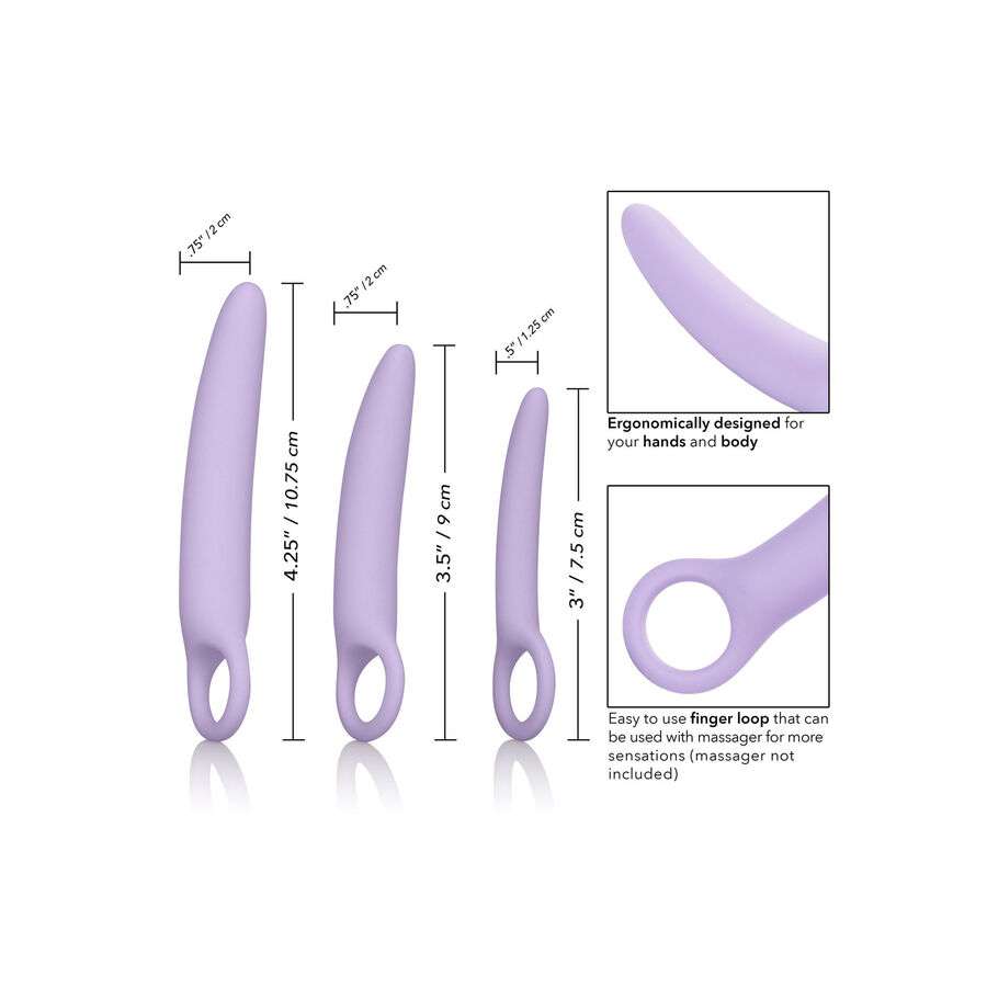 Kit 3 Dilatatori Vaginali Dr. Laura Berman Alena in Silicone